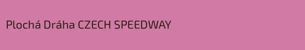 Plochá Dráha CZECH SPEEDWAY